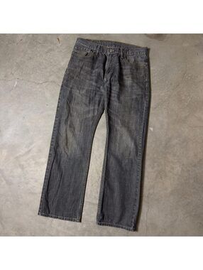 Levi's 514 Straight Jeans Mens 32x30 Faded Charcoal Gray